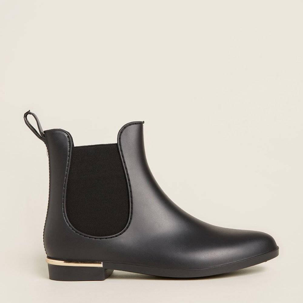 Henry Ferrera black rain boots - Size 8